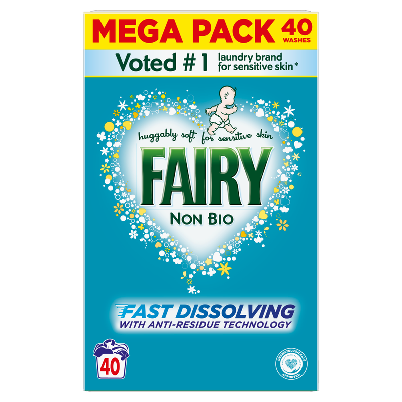 Fairy Non Bio Sensitive Washing Powder - Blue - Image 1
