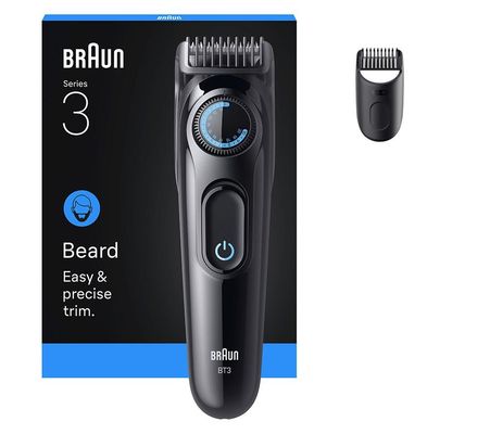 BRAUN Series 3 BT3500 Beard Trimmer - Black, Black