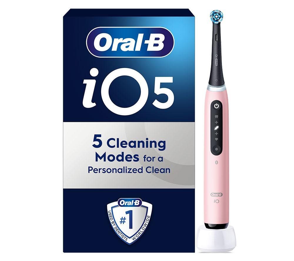 ORAL B iO 5 Electric Toothbrush - Pink, Pink - Image 1