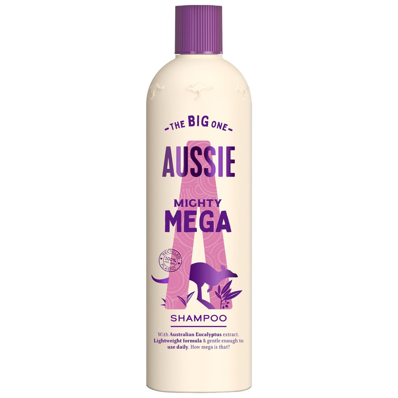 Aussie Mighty Mega Shampoo - Pink / 675ml - Image 1