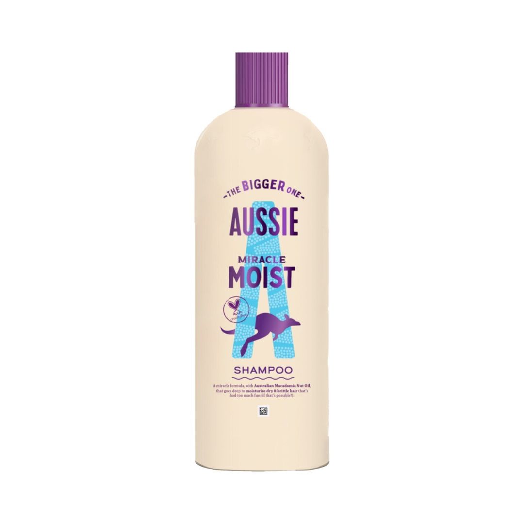 Aussie Miracle Moist Macadamia Nut Shampoo - Image 1