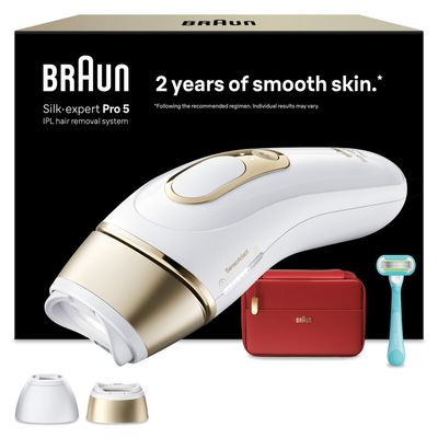 BRAUN Silk-expert Pro 5 PL5221 IPL Hair Removal System - White, White