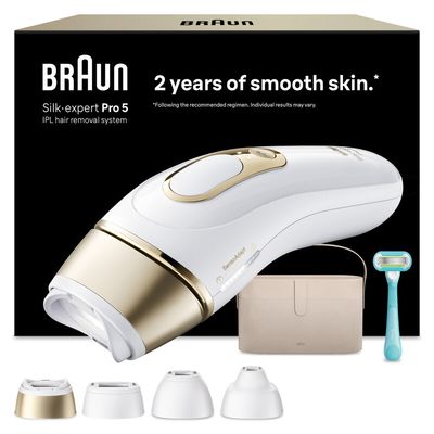 BRAUN Silk-expert Pro 5 PL441 IPL Hair Removal System - White, White