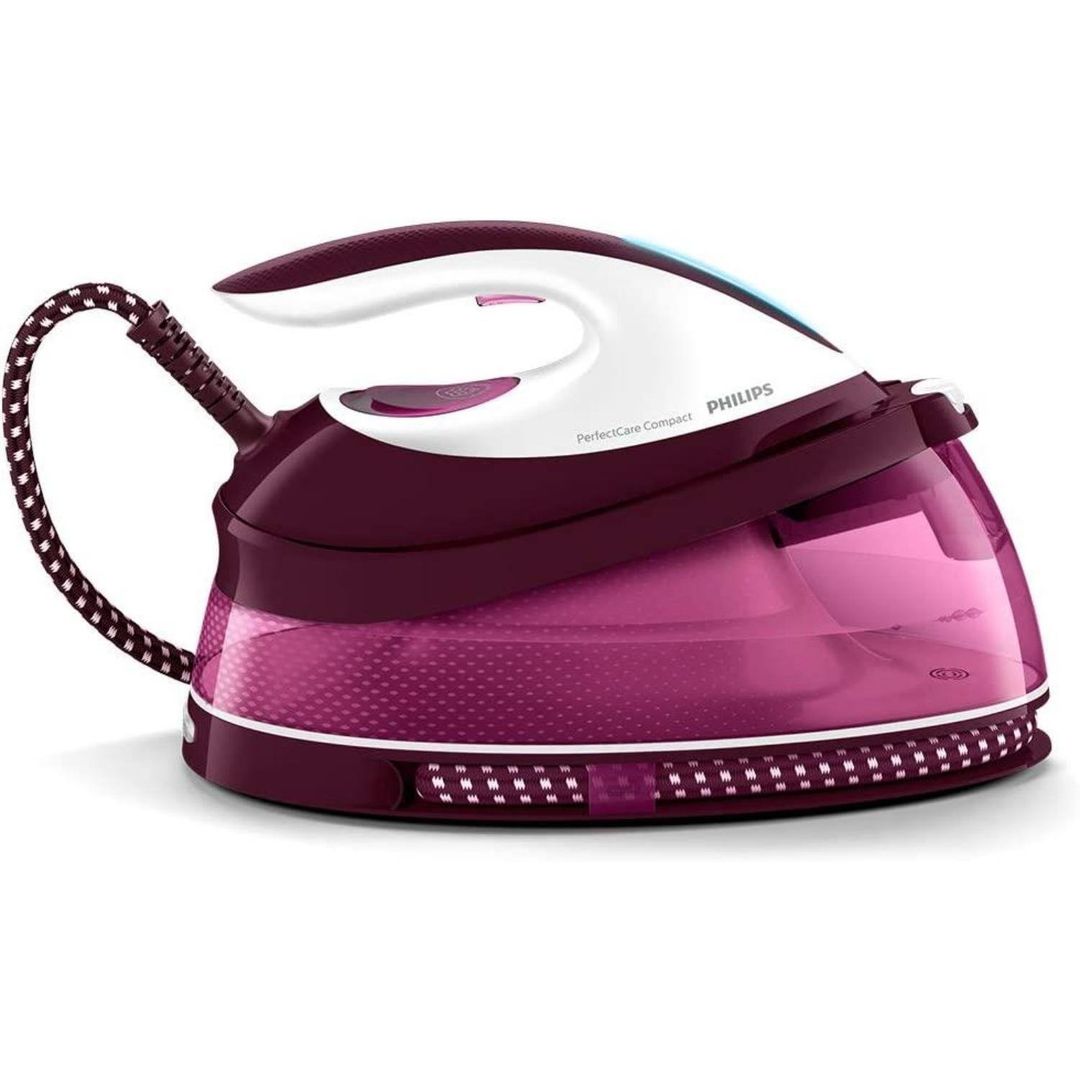 PHILIPS PerfectCare Compact GC7842/46 Steam Generator Iron - Rose, Pink - Image 1