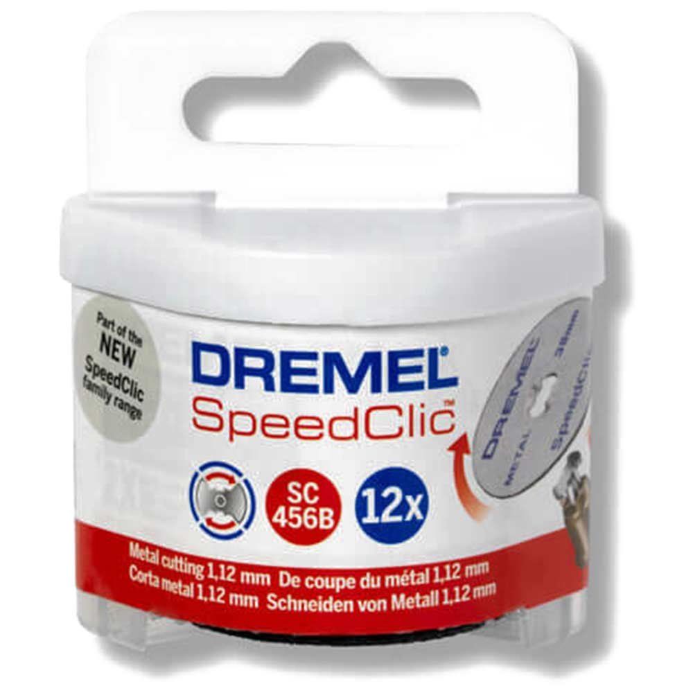 Dremel SC456B EZ SpeedClic Metal Cutting Wheels 12 Pack - Image 1