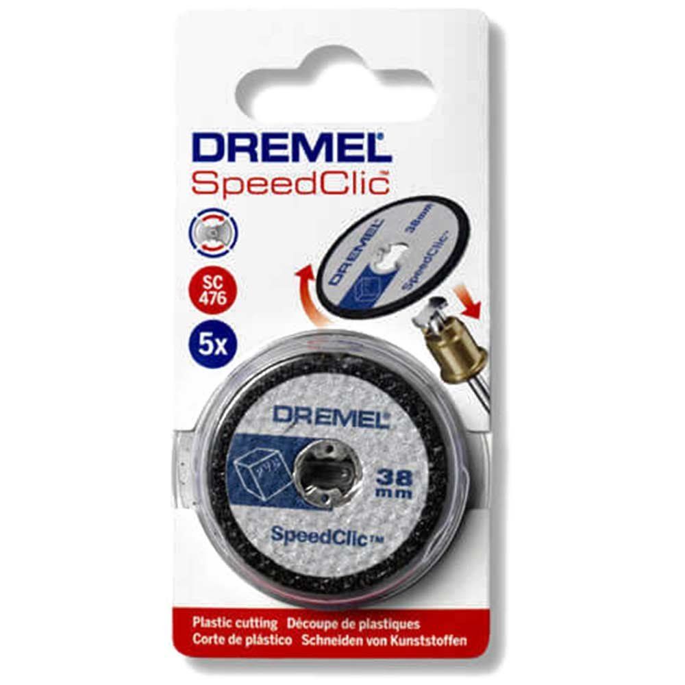 Dremel SC476 EZ SpeedClic Plastic Cutting Wheels 5 Pack - Image 1