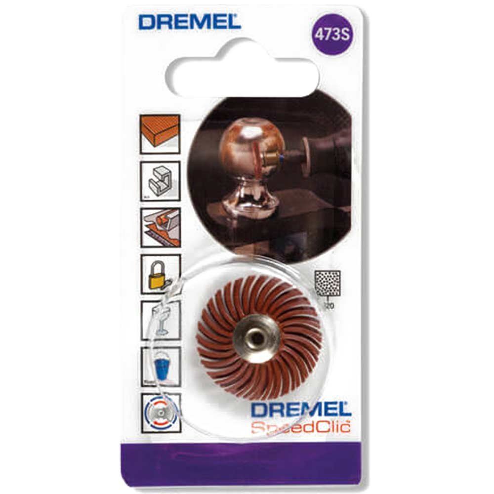 Dremel EZ SpeedClic Detail Abrasive Brush 25mm 220g Pack of 1 - Image 1