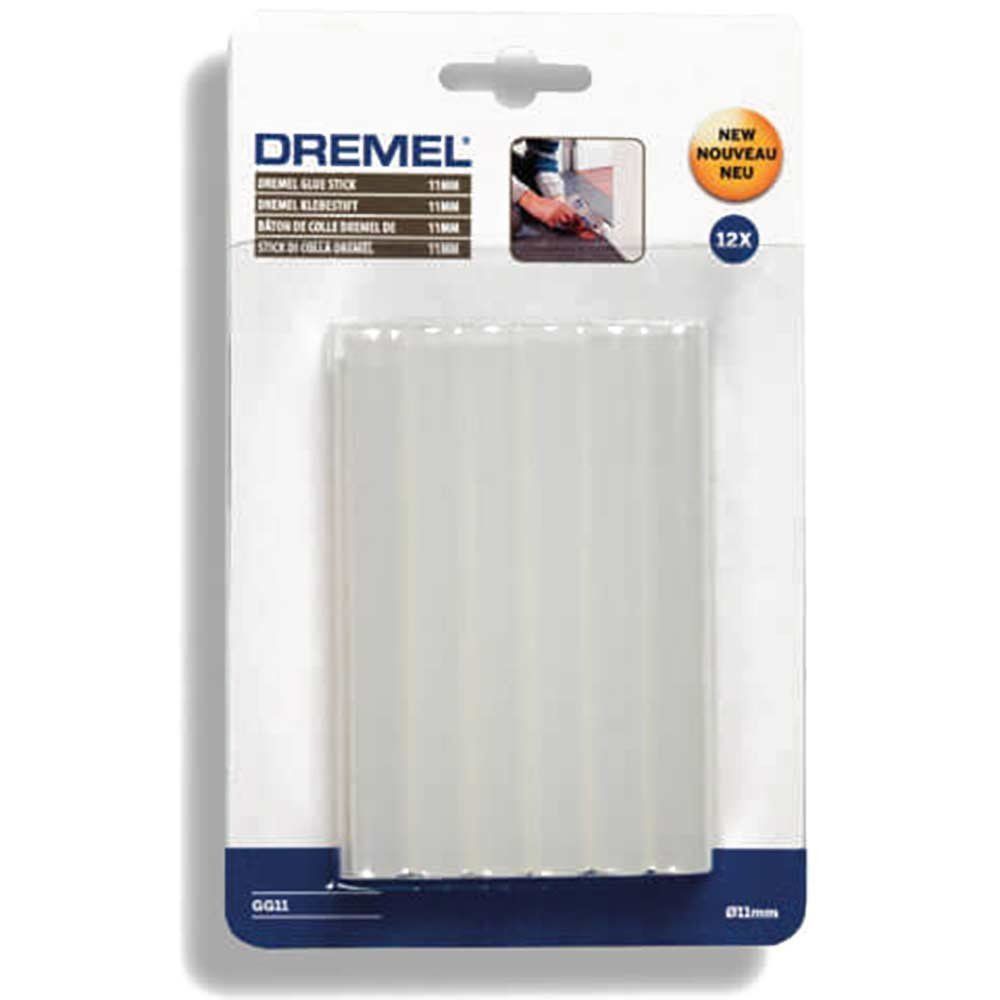 Dremel Multi Purpose Glue Sticks 11mm 100mm Pack of 12 - Image 1