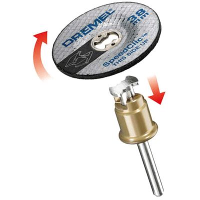 Dremel 2615S541J EZ SpeedClic Grinding Wheels 2 Pack