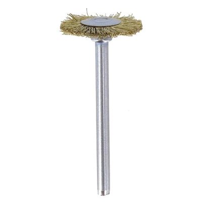 Dremel 26150535JA 19mm Brass Brush 2 Pack