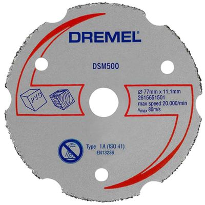 Dremel DSM500 Multipurpose Cutting Wheel for DSM20 77mm Pack of 1