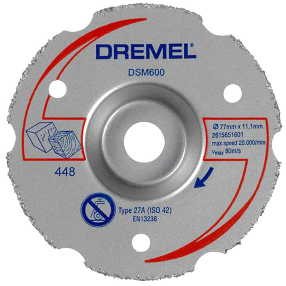 Dremel DSM600 Multipurpose Flush Cutting Wheel for DSM20 77mm Pack of 1 - Image 1