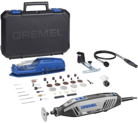 Dremel 4250 3/45 Corded Multi-Tool (175W) with 45 Accessories & 3 Attachments