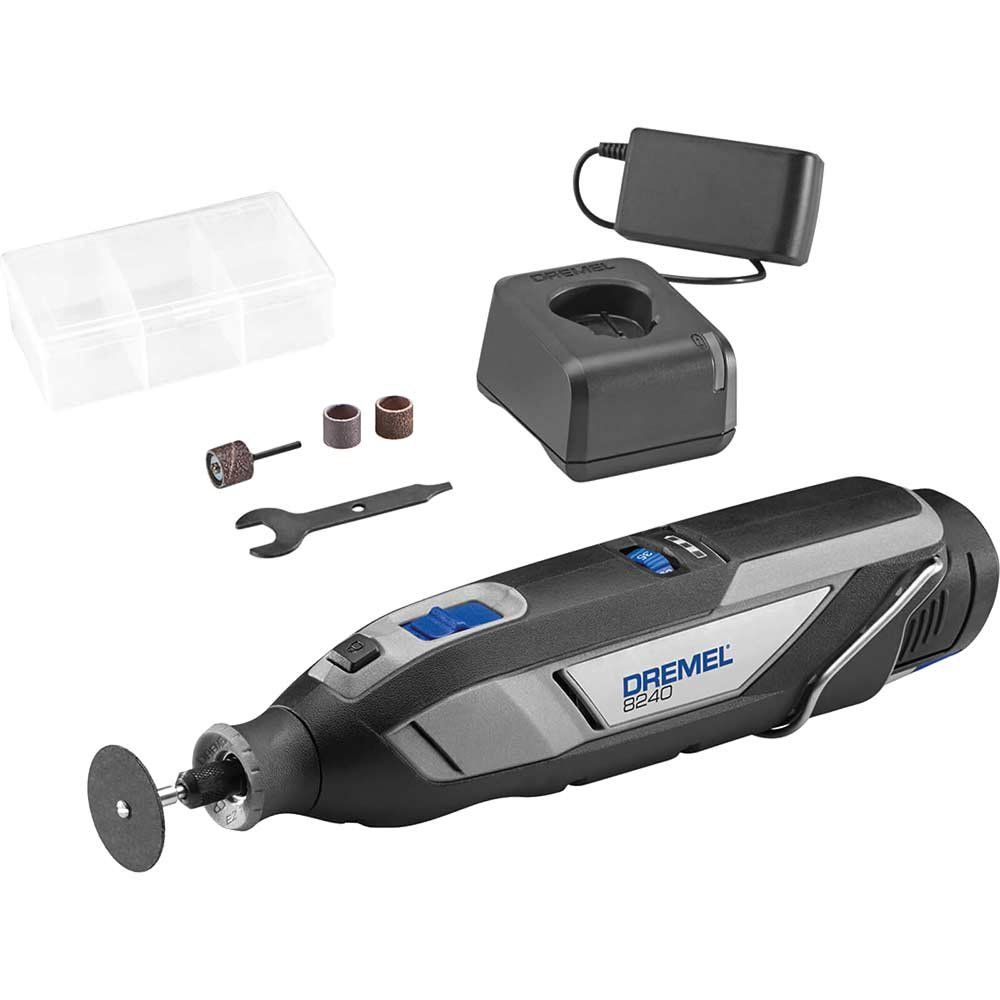 Dremel 8240 12v Cordless Rotary Multi Tool 5 Accessory Kit 1 x 2ah Li-ion Battery Charger No Case - Image 1