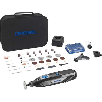 Dremel 8240 12v Cordless Rotary Multi Tool 45 Accesssory Kit 1 x 2ah Li-ion Battery Charger Case