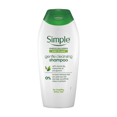 Simple Women's Kind to Hair Gentle Care 'Shampoo', 3pk x 400ml in White - Thumbnail 2