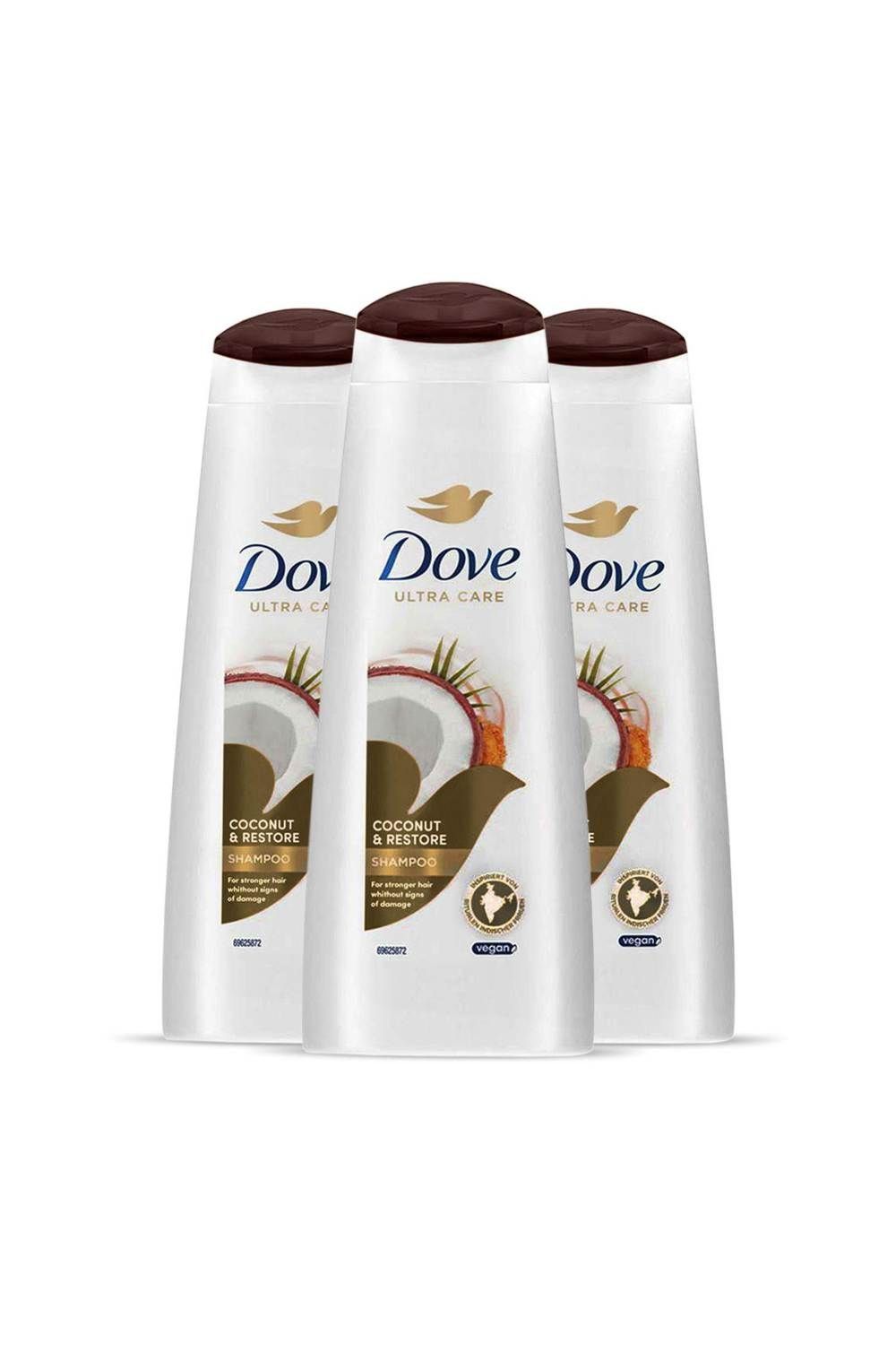 Dove Nourishing Secrets Restoring Ritual Shampoo with Coconut Oil, 400ml - Buy 1 / 8cm / 20cm / 400ml - Image 1
