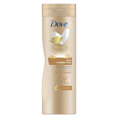 Dove Visible Glow Self-Tan Lotion Fair to Medium 400 ml