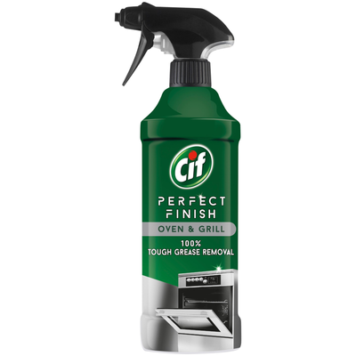Cif Perfect Finish Oven and Grill 100 Percent Grease Removal Spray, 435ml - Buy 2 / 870l - Thumbnail 2