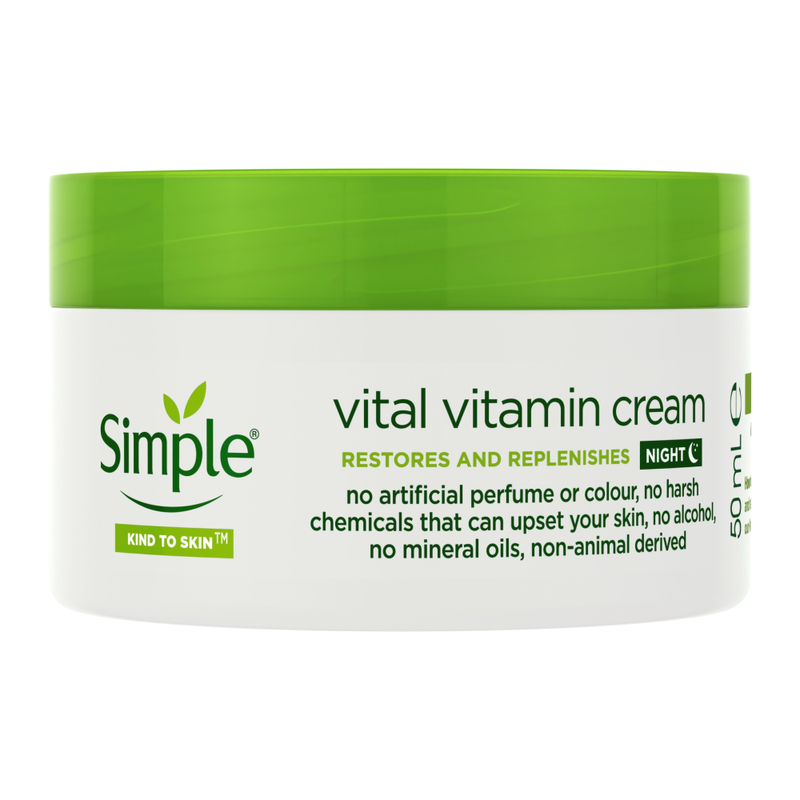 Simple Kind to Skin Vital Vitamin Night Cream for Sensitive Skin - Buy 6 - Image 1