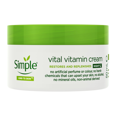 Simple Kind to Skin Vital Vitamin Night Cream for Sensitive Skin - Buy 6