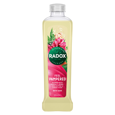 Radox Nature Inspired Fragrances Bath Soak, Feel Pampered, 500ml - Buy 6 - Thumbnail 2