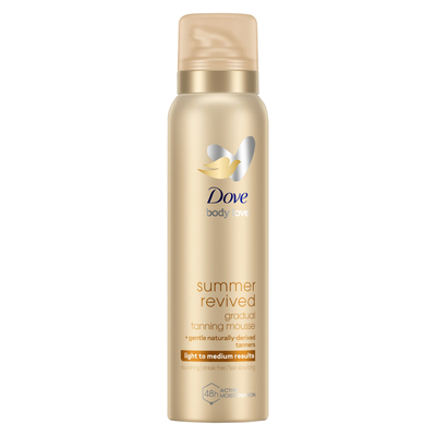 Dove Women's Self Tan 'Body Mousse' for Fair/Medium Skin, 6x150ml in Gold - Thumbnail 2