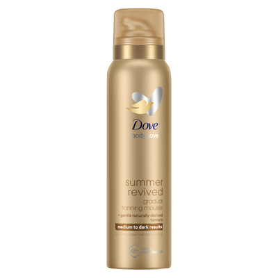 Dove Women's Derma Spa Self Tan 'Body Mousse', 6x150ml in Gold - Thumbnail 2