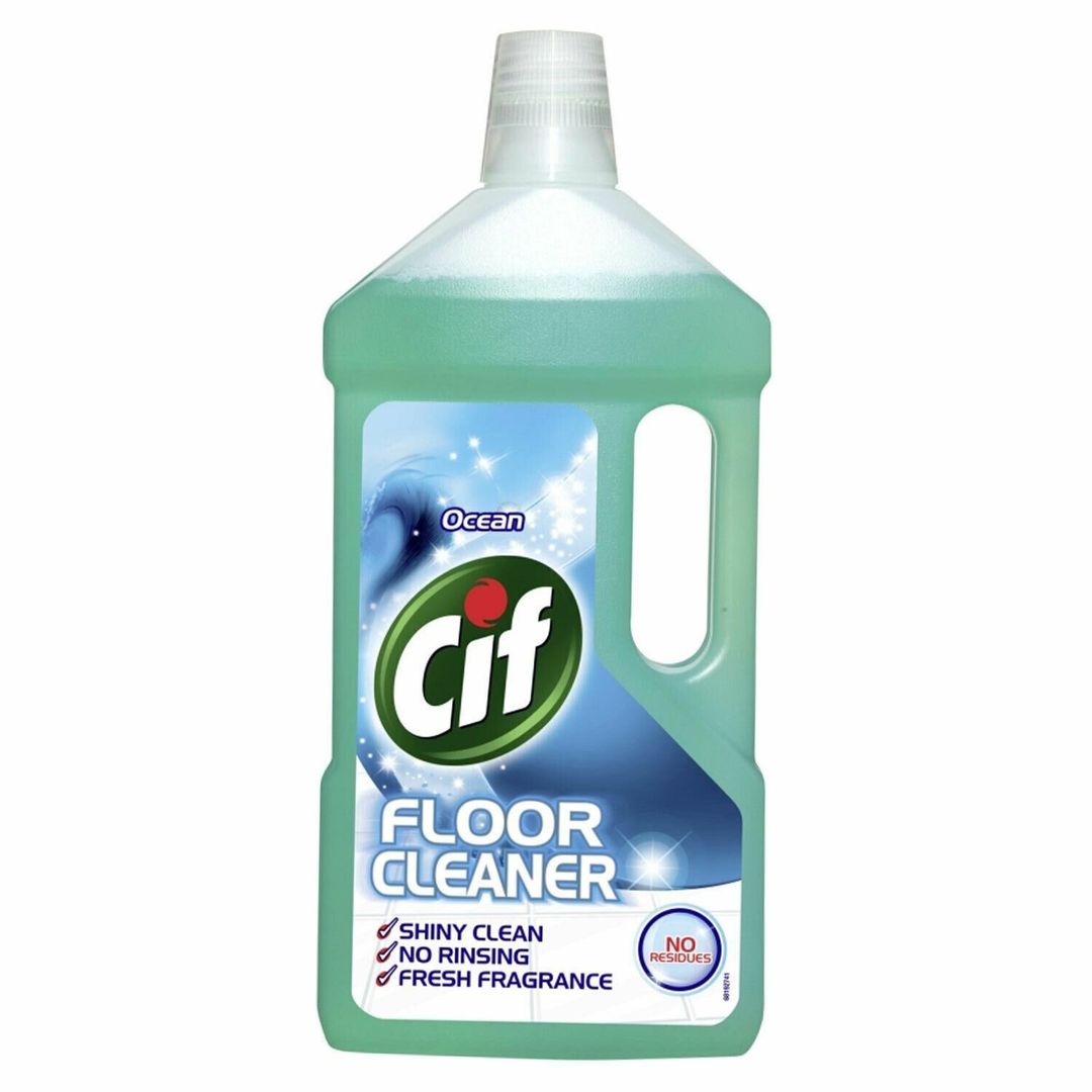 Cif No Residues Floor Cleaner, Ocean, 950ml - Buy 1 / 960g - Image 1