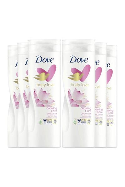 Dove Nourishing Body Lotion with Lotus Flower Extract and RiceMilk 3x400ml - White