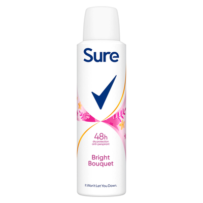 Sure Women Motion Sense Antiperspirant Deodorant Bright Bouquet, 150ml - Buy 12 / 34cm - Thumbnail 2