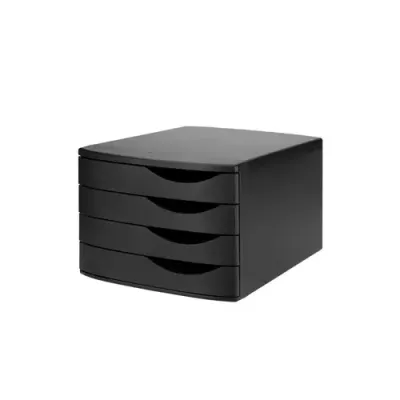 Jalema Re-Solution Drawer Set with 4 drawers, black - Thumbnail 2