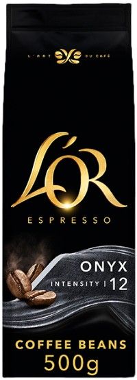 LOR Espresso Onyx Coffee Beans - 500 g, Black - Image 1