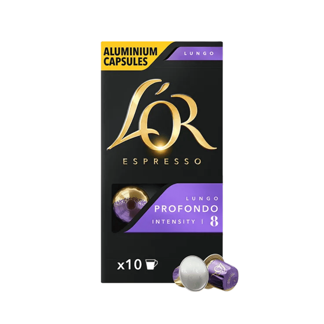 L'OR Lungo Profondo Coffee Pods Intensity 8 - Image 1