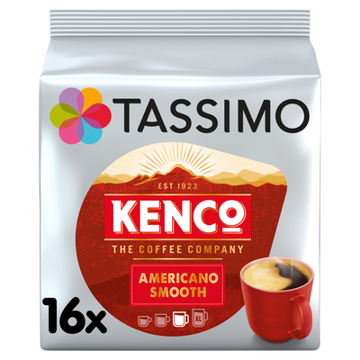 Tassimo Kenco Americano Smooth Coffee 16 Pods x5 Pack of 80 4031526
