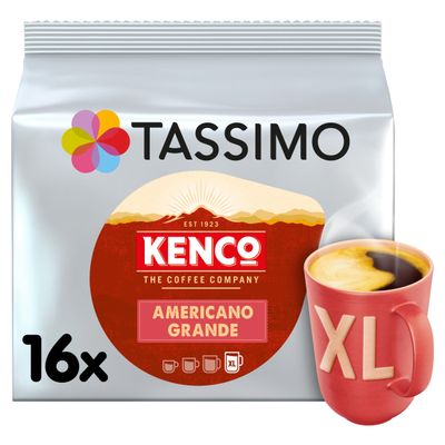Tassimo Kenco Americano Grande XL Coffee Pods x16 - Thumbnail 2