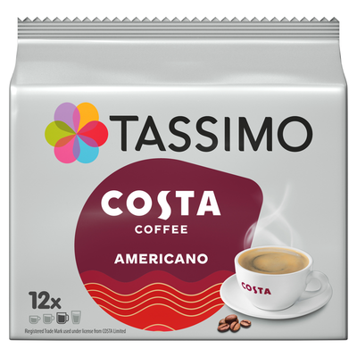 Tassimo Costa Americano Coffee Pods x12 - Thumbnail 2