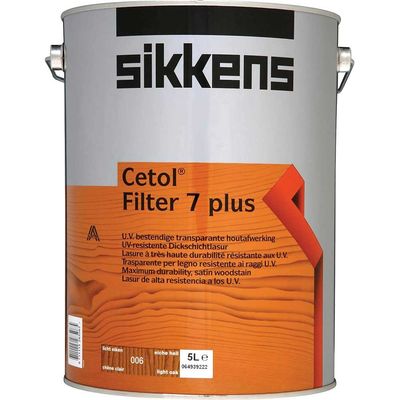 Sikkens 5085902 Cetol Filter 7 Plus Translucent Woodstain Light Oak 5 Litre