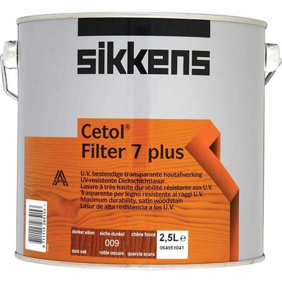 Sikkens 5085907 Cetol Filter 7 Plus Translucent Woodstain Dark Oak 2.5 Litre