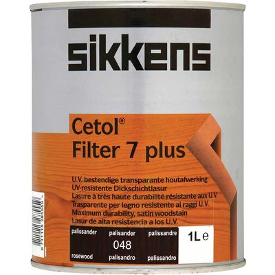 Sikkens 5085950 Cetol Filter 7 Plus Translucent Woodstain Rosewood 1 Litre