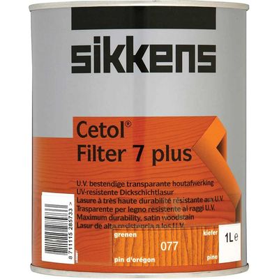 Sikkens 5085959 Cetol Filter 7 Plus Translucent Woodstain Pine 1 Litre
