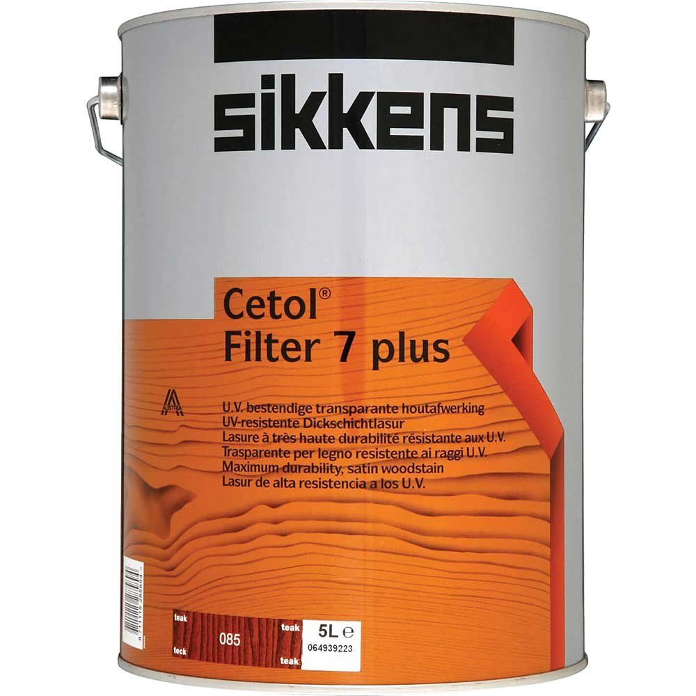 Sikkens 5085978 Cetol Filter 7 Plus Translucent Woodstain Teak 5 Litre - Image 1