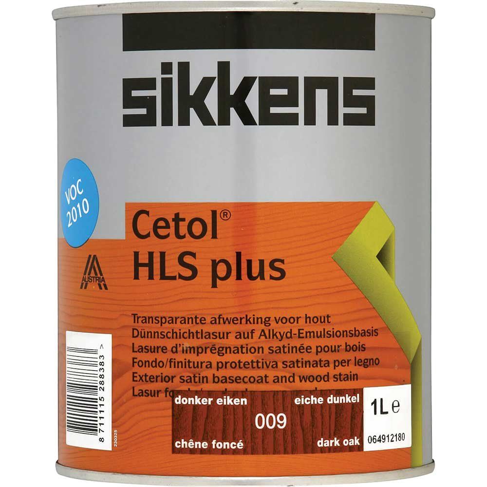 Sikkens 5085924 Cetol Hls Plus Translucent Woodstain Dark Oak 1 Litre - Image 1