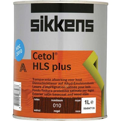 Sikkens 5085929 Cetol Hls Plus Translucent Woodstain Walnut 1 Litre