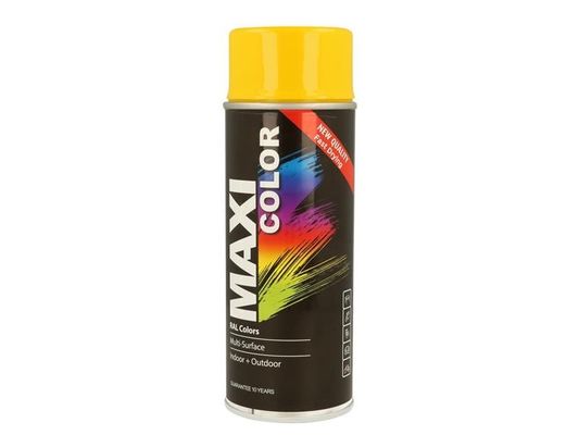 Maxicolor MX1021 Spray Gloss Rape Yellow Ral1021 400Ml