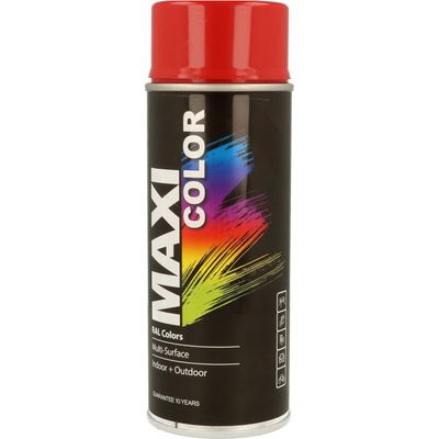 Maxicolor MX3000 Spray Gloss Flame Red Ral3000 400Ml - Thumbnail 2