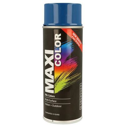 Maxicolor MX5010 Spray Gloss Genetian Blue Ral5010 400Ml - Thumbnail 2