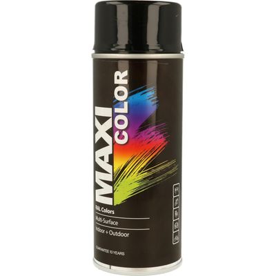 Maxicolor MX9005 Spray Gloss Deep Black Ral9005 400Ml - Thumbnail 2