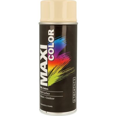 Maxicolor MX1015 Spray Gloss Light Ivory Ral1015 400Ml - Thumbnail 2