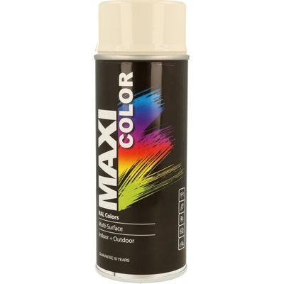 Maxicolor MX9001 Spray Gloss Cream White Ral9001 400Ml - Thumbnail 2